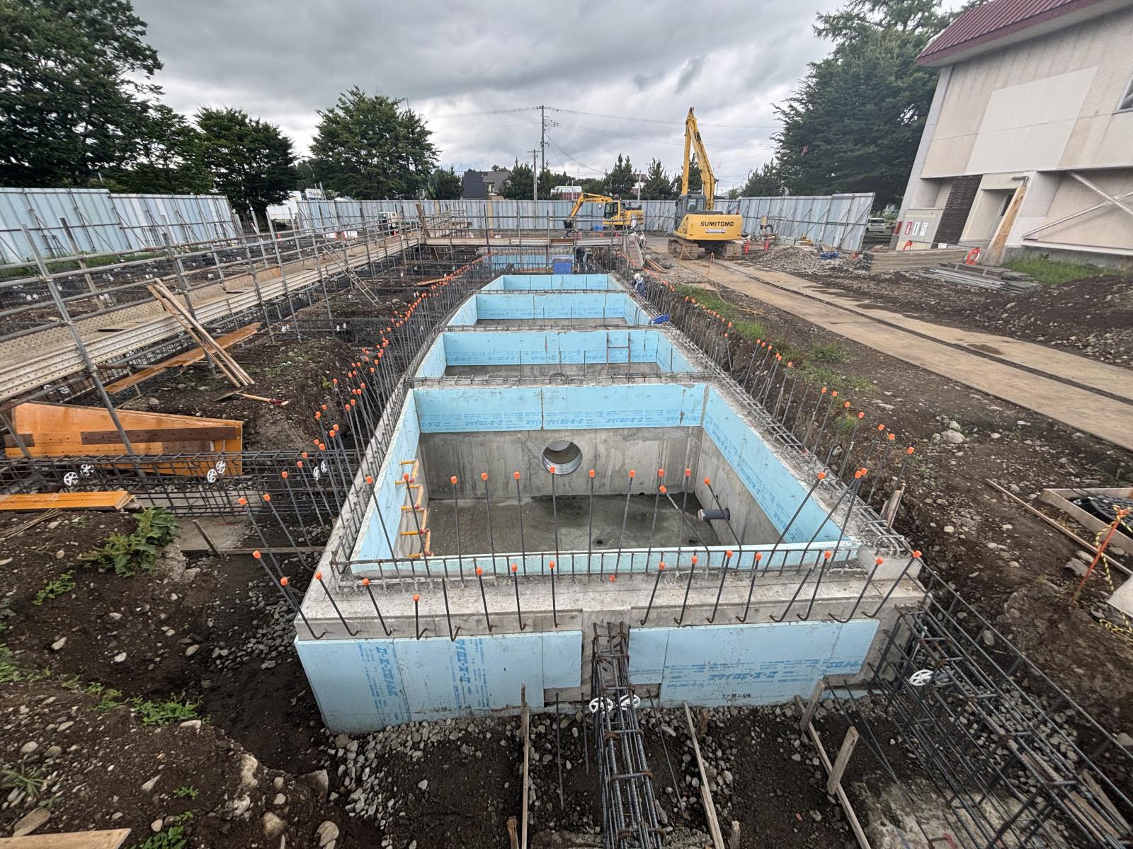 ピット配筋の写真