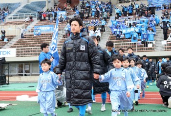 2017BBエスコートキッズ 入場時の写真