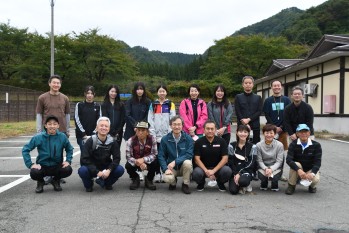 2017環境保全キャンプの集合写真