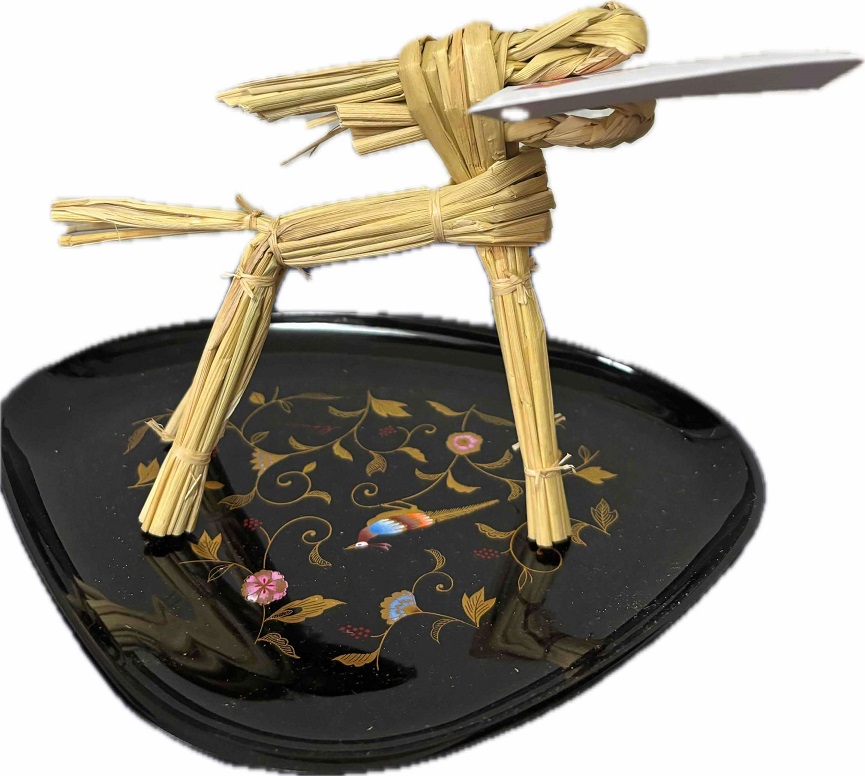 藁で作った「トヘ馬」